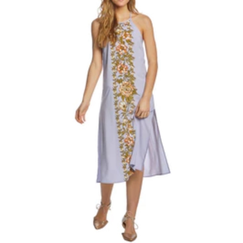 OO'NIELL -  Women's Purple Floral Mayson Dress SO8416027 S8 - Size L